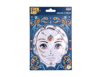 Маска-стикер для лица Stick and Smile Сказочная Индия 1-00320450_1