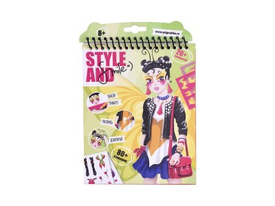 Блокнот дизайнера Style and Smile Девочка-бабочка 16*20 см 1-00320461_1