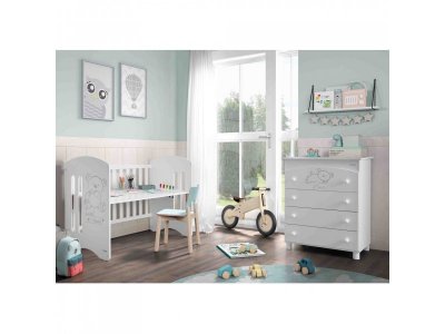 Комод Micuna Sweet Bear пеленальный, с матрасиком 1-00320124_3