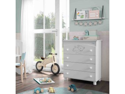 Комод Micuna Sweet Bear пеленальный, с матрасиком 1-00320124_4