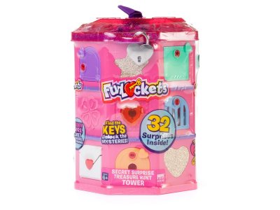 Игрушка Cide S.L.U. Funlockets Шкатулка с секретами Башня с сокровищами. 32 сюрприза 1-00320918_1