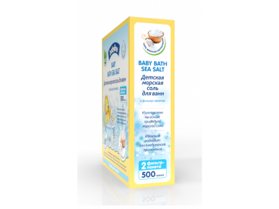 Соль морская для ванн Babyline натуральная в фильтр-пакетах, 500 г 1-00111824_3