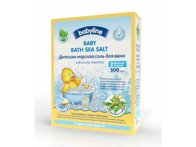 Соль морская для ванн Babyline с чередой в фильтр-пакетах , 500 г 1-00111825_1