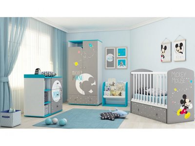 Шкаф двухсекционный Polini kids Disney baby Микки Маус 1-00208933_3