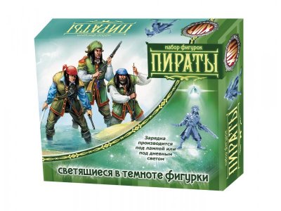 Набор светящихся солдатиков Нескучные Игры Пираты, 6 шт. 1-00322571_1