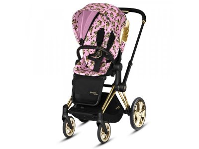 Коляска с прогулочным блоком и рамой Cybex Priam FE JS Cherubs 1-00321806_1