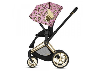 Коляска с прогулочным блоком и рамой Cybex Priam FE JS Cherubs 1-00321806_9