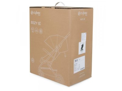 Прогулочная коляска книжка Cybex Eezy S+ 2 BLK с дождевиком и бампером 1-00321928_8