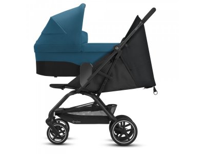 Прогулочная коляска книжка Cybex Eezy S+ 2 BLK с дождевиком и бампером 1-00321928_10