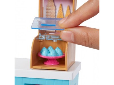 Набор игровой Barbie Магазин Кафе мороженое с куклой Барби и Челси 1-00322583_4