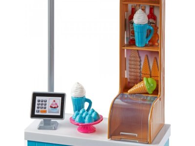 Набор игровой Barbie Магазин Кафе мороженое с куклой Барби и Челси 1-00322583_8