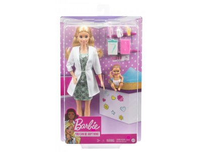 Кукла Barbie Барби Доктор педиатр с малышом пациентом 1-00322586_3