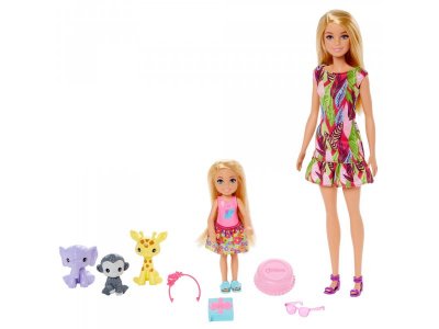 Набор игровой Barbie Кукла Барби и Челси с питомцами 1-00322588_2