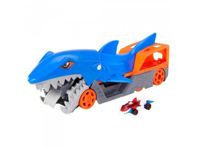 Игрушка Hot Wheels Грузовик Голодная акула с хранилищем для машинок 1-00322638_1