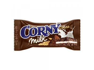 Батончик полоска злаковая Corny Milk Cocoa молочный с какао 30 г 1-00086143_1