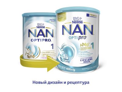 Смесь Nestle NAN 1 молочная сухая Optipro 400 г 1-00102461_6