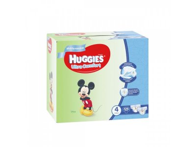 Подгузники Huggies Ultra Comfort для мальчиков 4 8-14 кг, Disney Box, 126 шт. 1-00020610_5