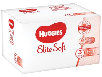 Подгузники Huggies Elite Soft 3 5-9 кг, 160 шт 1-00103164_2