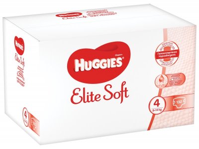 Подгузники Huggies Elite Soft 4 8-14 кг, 132 шт. 1-00103165_2