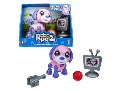 Игрушка 1Toy RoboPets Озорной щенок со звуковыми эффектами 1-00324300_1