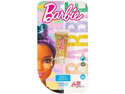 Набор декоративной косметики Angel Like Me Barbie Косметичка помада-фейсглиттер-тени 1-00324279_4