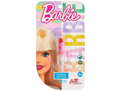 Набор декоративной косметики Angel Like Me Barbie Косметичка помада-фейсглиттер-тени 1-00324279_3