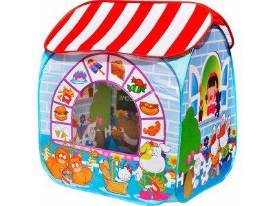 Домик игровой Ching-Ching Детский магазин, c 100 шариками синий 100325180