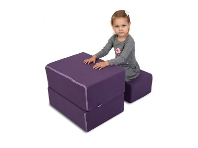 Кресло-трансформер Hotenok Черничный торт, мягкое 1-00325454_2