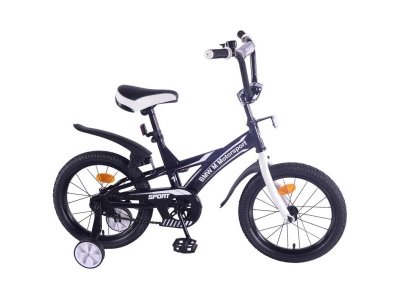 Велосипед двухколесный BMW 16" черный/белый 100325989
