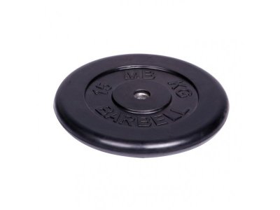 Диск обрезиненный Barbell 26 мм/15 кг 1-00327949_1