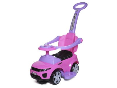 Каталка Babycare Sport car, резиновые колеса, кожаное сиденье 1-00328941_1