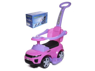 Каталка Babycare Sport car, резиновые колеса, кожаное сиденье 1-00328941_2