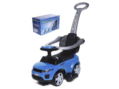 Каталка Babycare Sport car, резиновые колеса, кожаное сиденье 1-00328943_2