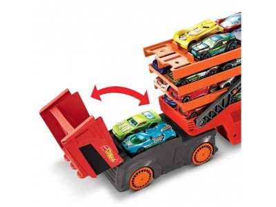 Игрушка Mattel Грузовик Hot Wheels Мега Тягач, с хранилищем для машинок 1-00328971_5