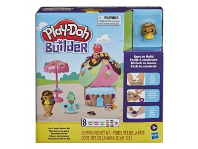 Набор для лепки Hasbro Play-Doh Builder Киоск мороженого 1-00328986_1