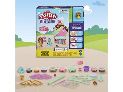 Набор для лепки Hasbro Play-Doh Builder Киоск мороженого 1-00328986_8