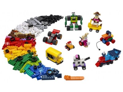 Конструктор Lego Classic Кубики и колёса 1-00328994_9