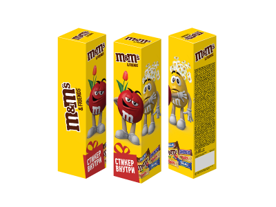 Набор конфет M&Ms & Friends 100 г, туба 1-00329031_1