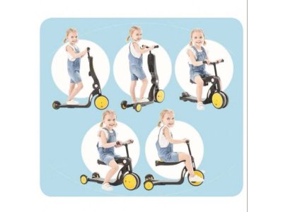 Самокат трехколесный 5 в 1 Pituso 1-00323988_11