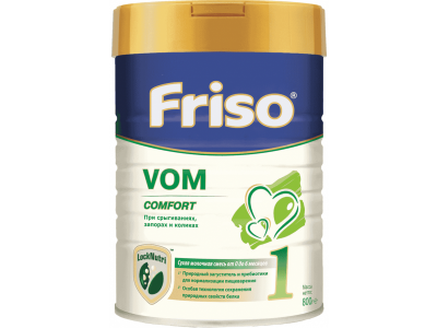 Смесь Friso VOM 1 (Фрисовом 1) молочная 0-6 мес. 800 г 1-00262399_1