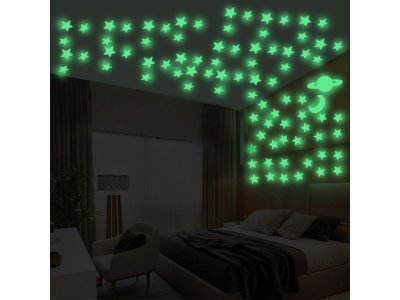 Наклейка-ночник Люми-Зуми, Звездное небо с крупными звездами, А4 1-00329755_1