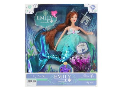 Кукла Emily Эмили Русалочка в блестящем костюме 28 см 1-00329338_1