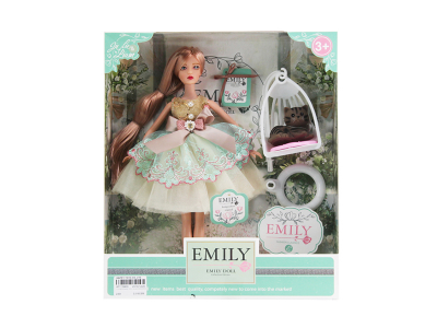 Кукла Emily Эмили со своим другом, коллекция Ванильное небо 28 см 1-00329345_1