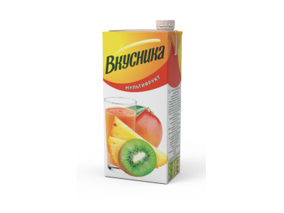 Напиток сокосодержащий Вкусника Мультифрукт 0,95 л 1-00331315_1