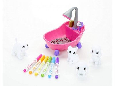 Игрушка Crayola фигурки для раскрашивания Washimals Набор с ванной 1-00331752_2