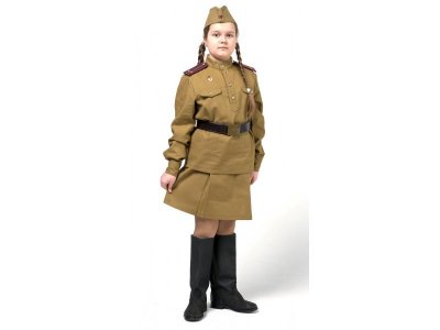 Военный костюм для девочки Сын полка, 5 пред. 1-00331783_3