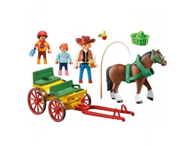 Конструктор Playmobil Конный клуб: Гужевая повозка 1-00333012_1