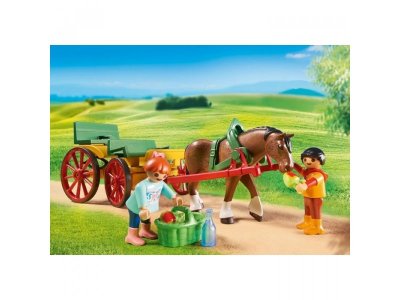 Конструктор Playmobil Конный клуб: Гужевая повозка 1-00333012_2