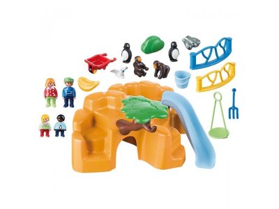 Конструктор Playmobil 1.2.3: Зоопарк 1-00333048_2