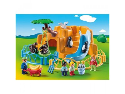 Конструктор Playmobil 1.2.3: Зоопарк 1-00333048_4